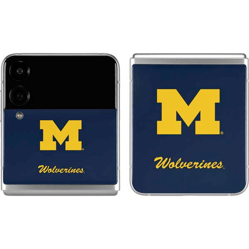 University of Michigan M Logo Bold Galaxy Z Flip4 5G Skin